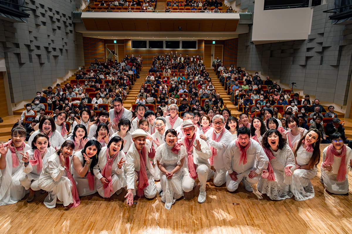 集合写真　観客